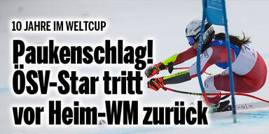 Paukenschlag vor Heim-WM: ÖSV-Star tritt zurück