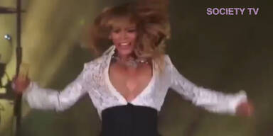 Beyonce: B(l)usen-Panne während Konzert!