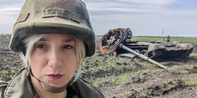 US-Transfrau: Sie kämpft im Krieg für die Ukraine