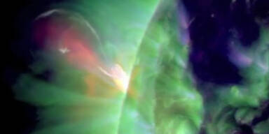 NASA: Gigantische Sonneneruption gefilmt