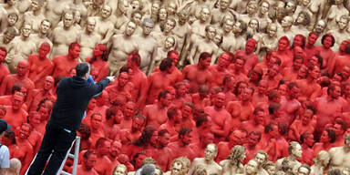 Spencer Tunick Shooting in München