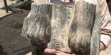 Archäologen finden Sphinx in Israel