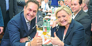 Strache Le Pen