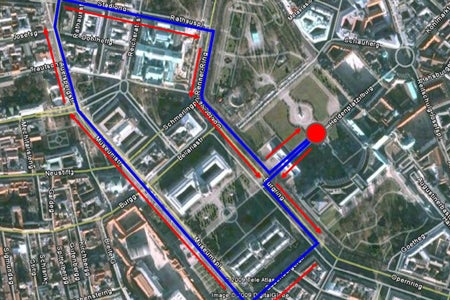 Strecke Pink Ribbon Lauf 2010