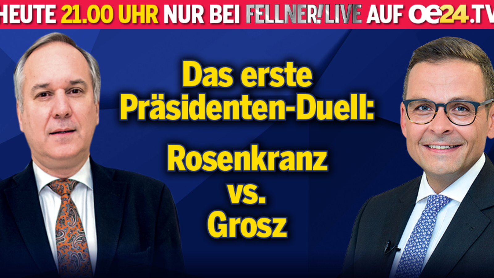 Alle Duelle zur Bundespräsidentenwahl 2022 auf oe24.TV! oe24.at