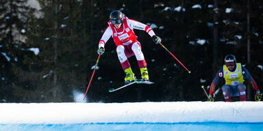 Takats bei Skicross-Welcup in Innichen Vierter