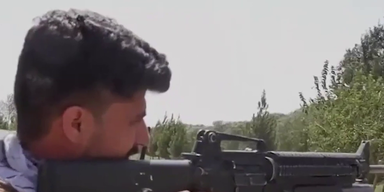 Taliban mit M16