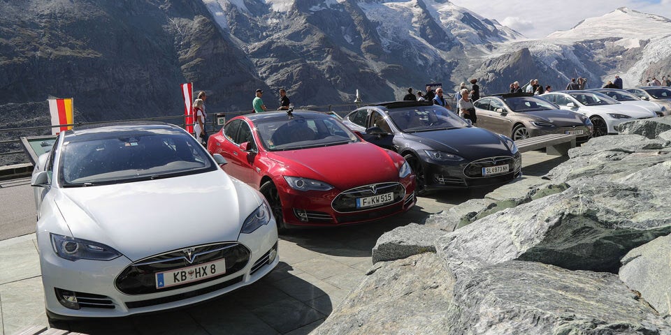 Heimische Teslas erklommen den Großglockner