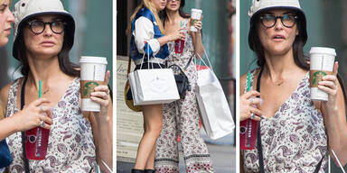 Demi Moore in New York