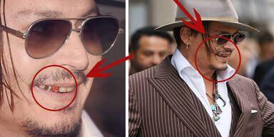 Johnny Depp im Ekel-Look