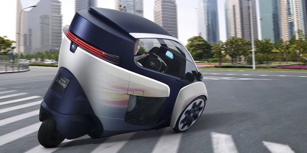 Toyota i-Road: Cityflitzer der Zukunft