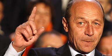 Traian Basescu geht als Favorit in die Stichwahl