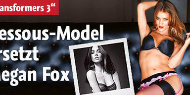 Dessous-Model ersetzt Megan Fox