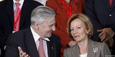 Trichet und Spaniens Finanzministerin Salgado