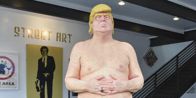 Trump Skulptur