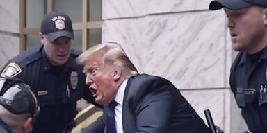 KI zeigt, wie Donald Trump verhaftet wird