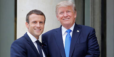 Trump Macron Paris 13. Juli 2017