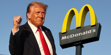 PR-Stunt: Trump übernimmt Schicht bei McDonalds