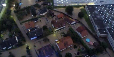 Schwere Überflutungen sorgen für massive Schäden