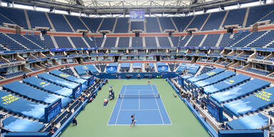 Tennis-Court bei den US Open