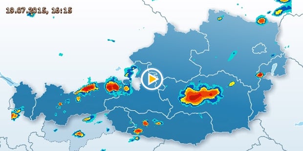 Hitze und Gewitter - Bäder wurden gestürmt