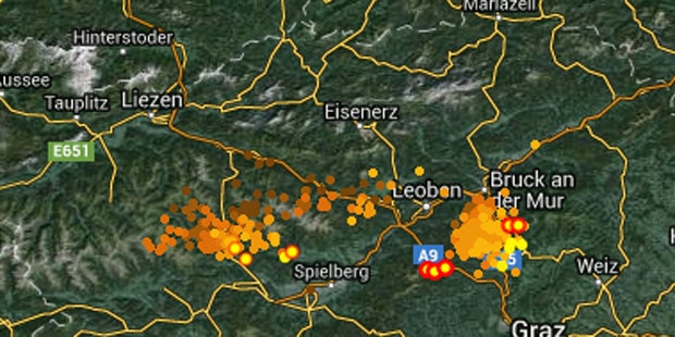 Hitze und Gewitter - Bäder wurden gestürmt