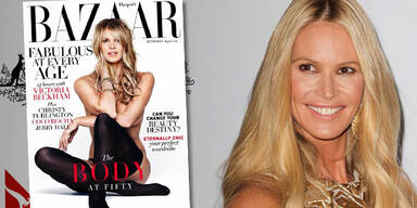 Elle Macpherson nackt am Harper's Bazaar