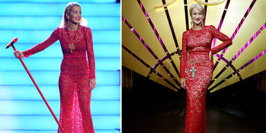 Helen Mirren & Rita Ora im gleichen D&G-Kleid