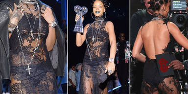 Rihanna fast nackt bei iHeartRadio Awards