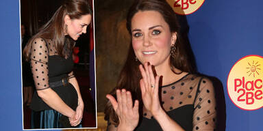Herzogin Kate: Endlich sieht man einen richtigen Babybauch