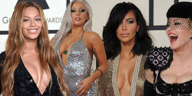 Beyoncé, Lady Gaga, Kim Kardashian, Madonna