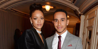 Rihanna und Hamilton im Flirtfieber
