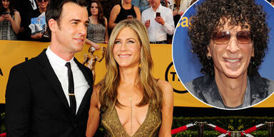 Jennifer Aniston, Justin Theroux, Howard Stern