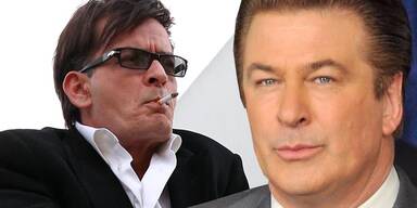 Charlie Sheen, Alec Baldwin