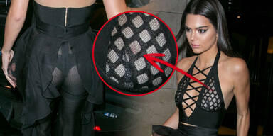 Kendall Jenner zeigt Nippel & Po