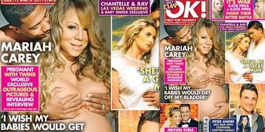 Mariah Carey schon wieder nackt: Schwanger mit Ehemann Nick Cannon in OK!