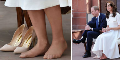 Herzogin Kate: Die Füße sind nicht perfekt