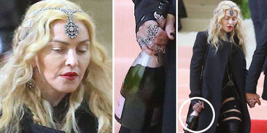 Met Gala: Madonna ging mit Flasche