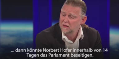 Star-Jurist warnt vor Norbert Hofer