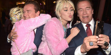 Arnold Schwarzenegger & Miley Cyrus