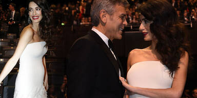 Amal Clooney zeigt ihren Babybauch