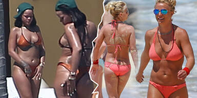 Britney Spears & Rihanna im Bikini