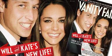 Prinz William & Kate am Cover von Vanity Fair