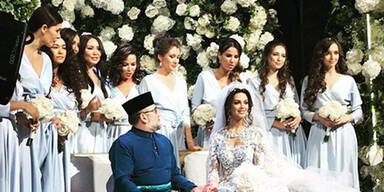 Miss Moskau heiratet König von Malaysia