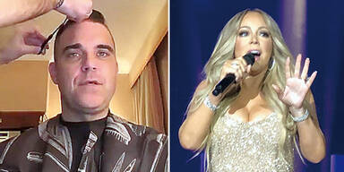 Robbie Williams & Mariah Carey geheim in Österreich