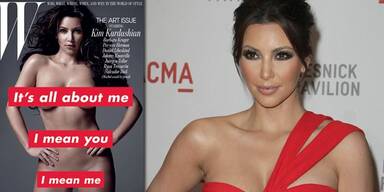 Kim Kardashian nackt im W Magazine