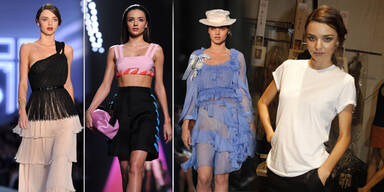 Miranda Kerr bei der Paris Fashion Week