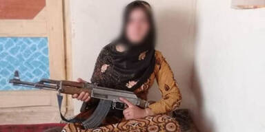 Afghanisches Mädchen erschießt Taliban-Kämpfer