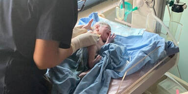 Frau bringt während Explosion in Beirut Baby zur Welt