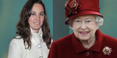 Pippa Middleton; Queen Elizabeth II.